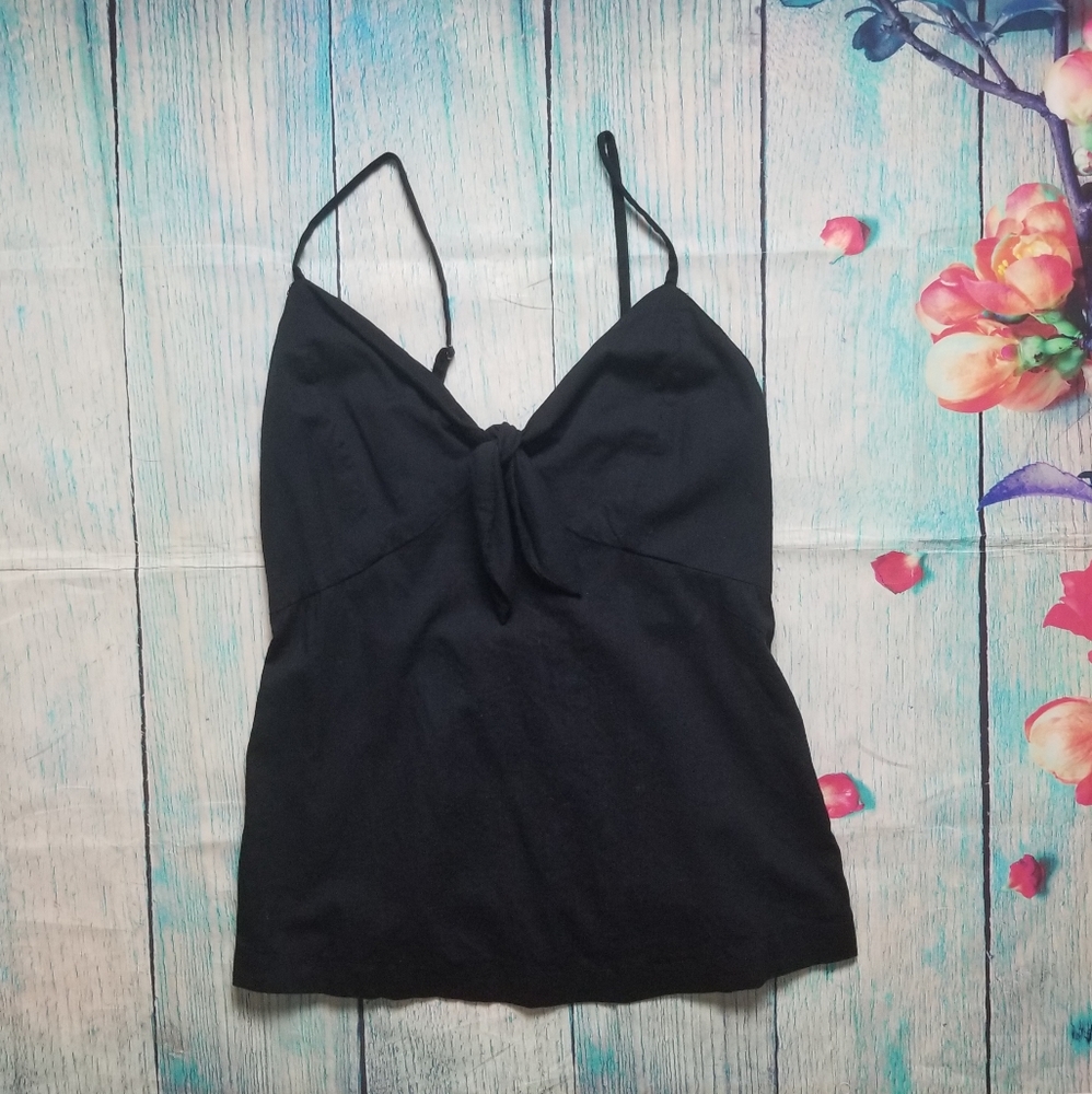 Old Navy black semi-fitted camisole size S - Picture 2 of 5